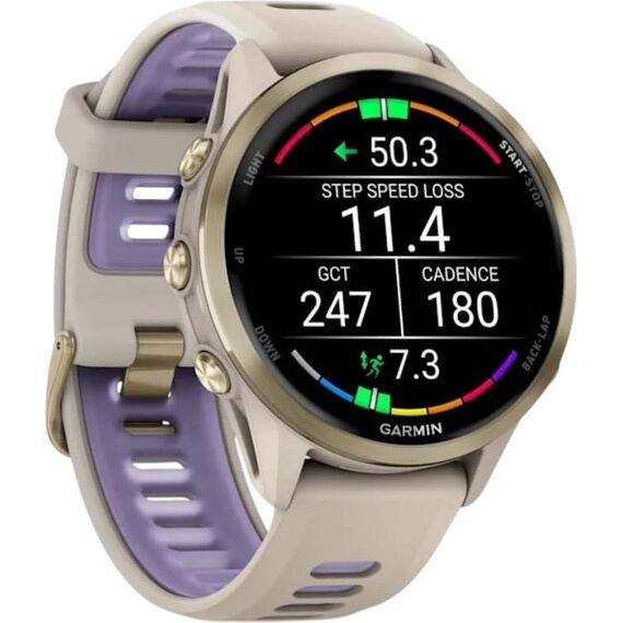 Смарт-часы Garmin Forerunner 970 French Gray/Translucent Indigo, Цвет: French Gray, изображение 5