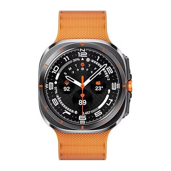 Galaxy Watch Ultra 2025 | 47 мм | 4G LTE | Titanium Gray | Peakform/Orange | S/M/L, Тип ремешка : Peakform, Цвет: Titanium Gray, Цвет ремешка: Orange, Размер ремешка : S/M/L, Подключение часов : Bluetooth / Wi-Fi + 4G LTE, изображение 3 Galaxy Watch Ultra 2025 | 47 мм | 4G LTE | Titanium Gray | Peakform/Orange | S/M/L, Тип ремешка : Peakform, Цвет: Titanium Gray, Цвет ремешка: Orange, Размер ремешка : S/M/L, Подключение часов : Bluetooth / Wi-Fi + 4G LTE, изображение 3