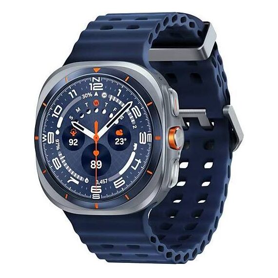 Galaxy Watch Ultra 2025 | 47 мм | 4G LTE | Titanium Blue | Marine/Blue | S/M/L, Тип ремешка : Marine, Цвет: Titanium Blue, Цвет ремешка: Blue, Размер ремешка : S/M/L, Подключение часов : Bluetooth / Wi-Fi + 4G LTE, изображение 2 Galaxy Watch Ultra 2025 | 47 мм | 4G LTE | Titanium Blue | Marine/Blue | S/M/L, Тип ремешка : Marine, Цвет: Titanium Blue, Цвет ремешка: Blue, Размер ремешка : S/M/L, Подключение часов : Bluetooth / Wi-Fi + 4G LTE, изображение 2