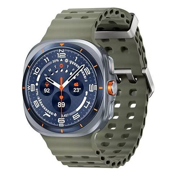 Galaxy Watch Ultra 2025 | 47 мм | 4G LTE | Titanium Blue | Marine/Green | S/M/L, Тип ремешка : Marine, Цвет: Titanium Blue, Цвет ремешка: Green, Размер ремешка : S/M/L, Подключение часов : Bluetooth / Wi-Fi + 4G LTE, изображение 2 Galaxy Watch Ultra 2025 | 47 мм | 4G LTE | Titanium Blue | Marine/Green | S/M/L, Тип ремешка : Marine, Цвет: Titanium Blue, Цвет ремешка: Green, Размер ремешка : S/M/L, Подключение часов : Bluetooth / Wi-Fi + 4G LTE, изображение 2