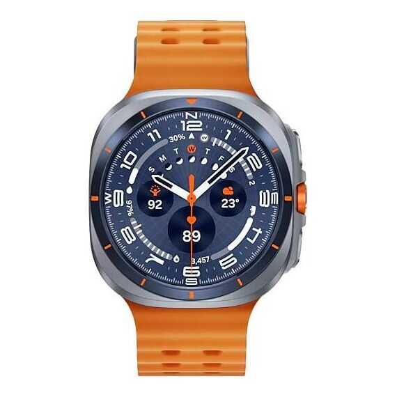 Galaxy Watch Ultra 2025 | 47 мм | 4G LTE | Titanium Blue | Marine/Orange | S/M/L, Тип ремешка : Marine, Цвет: Titanium Blue, Цвет ремешка: Orange, Размер ремешка : S/M/L, Подключение часов : Bluetooth / Wi-Fi + 4G LTE, изображение 3 Galaxy Watch Ultra 2025 | 47 мм | 4G LTE | Titanium Blue | Marine/Orange | S/M/L, Тип ремешка : Marine, Цвет: Titanium Blue, Цвет ремешка: Orange, Размер ремешка : S/M/L, Подключение часов : Bluetooth / Wi-Fi + 4G LTE, изображение 3