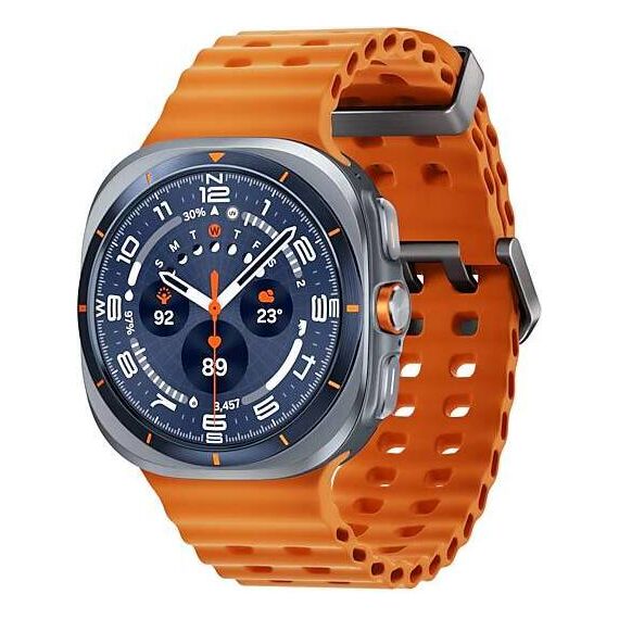 Galaxy Watch Ultra 2025 | 47 мм | 4G LTE | Titanium Blue | Marine/Orange | S/M/L, Тип ремешка : Marine, Цвет: Titanium Blue, Цвет ремешка: Orange, Размер ремешка : S/M/L, Подключение часов : Bluetooth / Wi-Fi + 4G LTE, изображение 2 Galaxy Watch Ultra 2025 | 47 мм | 4G LTE | Titanium Blue | Marine/Orange | S/M/L, Тип ремешка : Marine, Цвет: Titanium Blue, Цвет ремешка: Orange, Размер ремешка : S/M/L, Подключение часов : Bluetooth / Wi-Fi + 4G LTE, изображение 2