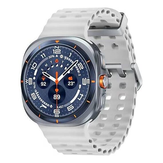 Galaxy Watch Ultra 2025 | 47 мм | 4G LTE | Titanium Blue | Marine/White | S/M/L, Тип ремешка : Marine, Цвет: Titanium Blue, Цвет ремешка: White, Размер ремешка : S/M/L, Подключение часов : Bluetooth / Wi-Fi + 4G LTE, изображение 2 Galaxy Watch Ultra 2025 | 47 мм | 4G LTE | Titanium Blue | Marine/White | S/M/L, Тип ремешка : Marine, Цвет: Titanium Blue, Цвет ремешка: White, Размер ремешка : S/M/L, Подключение часов : Bluetooth / Wi-Fi + 4G LTE, изображение 2
