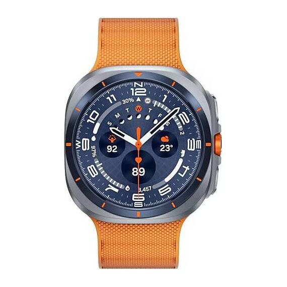 Galaxy Watch Ultra 2025 | 47 мм | 4G LTE | Titanium Blue | Peakform/Orange | S/M/L, Тип ремешка : Peakform, Цвет: Titanium Blue, Цвет ремешка: Orange, Размер ремешка : S/M/L, Подключение часов : Bluetooth / Wi-Fi + 4G LTE, изображение 3 Galaxy Watch Ultra 2025 | 47 мм | 4G LTE | Titanium Blue | Peakform/Orange | S/M/L, Тип ремешка : Peakform, Цвет: Titanium Blue, Цвет ремешка: Orange, Размер ремешка : S/M/L, Подключение часов : Bluetooth / Wi-Fi + 4G LTE, изображение 3