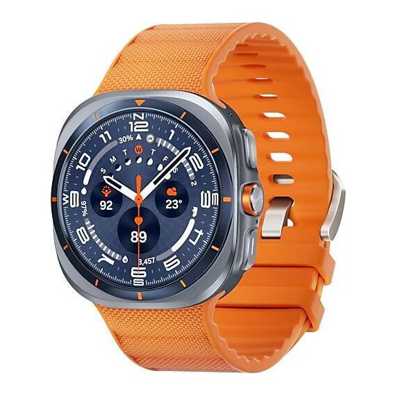 Galaxy Watch Ultra 2025 | 47 мм | 4G LTE | Titanium Blue | Peakform/Orange | S/M/L, Тип ремешка : Peakform, Цвет: Titanium Blue, Цвет ремешка: Orange, Размер ремешка : S/M/L, Подключение часов : Bluetooth / Wi-Fi + 4G LTE, изображение 2 Galaxy Watch Ultra 2025 | 47 мм | 4G LTE | Titanium Blue | Peakform/Orange | S/M/L, Тип ремешка : Peakform, Цвет: Titanium Blue, Цвет ремешка: Orange, Размер ремешка : S/M/L, Подключение часов : Bluetooth / Wi-Fi + 4G LTE, изображение 2