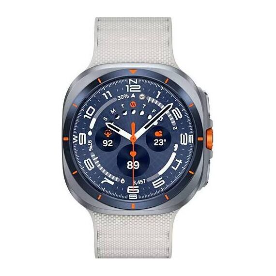 Galaxy Watch Ultra 2025 | 47 мм | 4G LTE | Titanium Blue | Peakform/White Sand | S/M/L, Тип ремешка : Peakform, Цвет: Titanium Blue, Цвет ремешка: White Sand, Размер ремешка : S/M/L, Подключение часов : Bluetooth / Wi-Fi + 4G LTE, изображение 3 Galaxy Watch Ultra 2025 | 47 мм | 4G LTE | Titanium Blue | Peakform/White Sand | S/M/L, Тип ремешка : Peakform, Цвет: Titanium Blue, Цвет ремешка: White Sand, Размер ремешка : S/M/L, Подключение часов : Bluetooth / Wi-Fi + 4G LTE, изображение 3