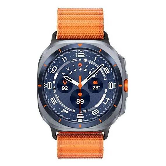 Galaxy Watch Ultra 2025 | 47 мм | 4G LTE | Titanium Blue | Trail/Orange | S/M/L, Тип ремешка : Trail, Цвет: Titanium Blue, Цвет ремешка: Orange, Размер ремешка : S/M/L, Подключение часов : Bluetooth / Wi-Fi + 4G LTE, изображение 3 Galaxy Watch Ultra 2025 | 47 мм | 4G LTE | Titanium Blue | Trail/Orange | S/M/L, Тип ремешка : Trail, Цвет: Titanium Blue, Цвет ремешка: Orange, Размер ремешка : S/M/L, Подключение часов : Bluetooth / Wi-Fi + 4G LTE, изображение 3