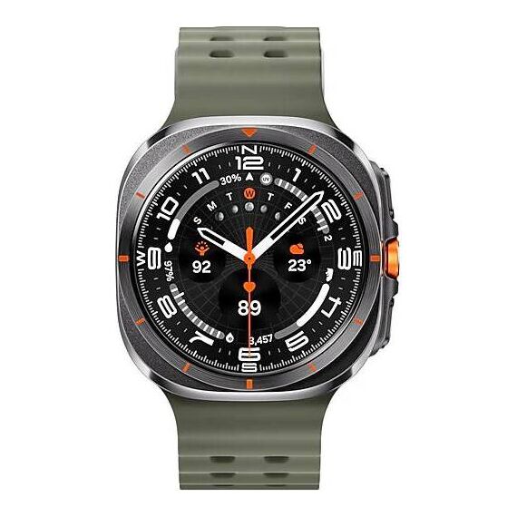 Galaxy Watch Ultra 2025 | 47 мм | 4G LTE | Titanium Gray | Marine/Green | S/M/L, Тип ремешка : Marine, Цвет: Titanium Gray, Цвет ремешка: Green, Размер ремешка : S/M/L, Подключение часов : Bluetooth / Wi-Fi + 4G LTE, изображение 3 Galaxy Watch Ultra 2025 | 47 мм | 4G LTE | Titanium Gray | Marine/Green | S/M/L, Тип ремешка : Marine, Цвет: Titanium Gray, Цвет ремешка: Green, Размер ремешка : S/M/L, Подключение часов : Bluetooth / Wi-Fi + 4G LTE, изображение 3