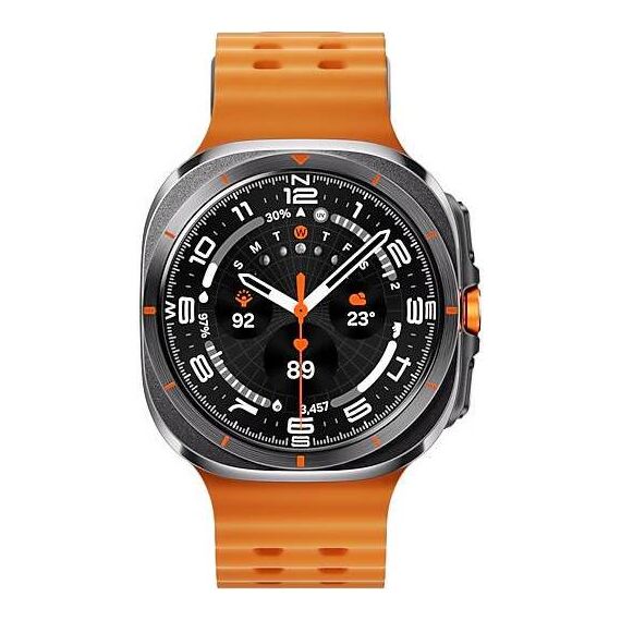 Galaxy Watch Ultra 2025 | 47 мм | 4G LTE | Titanium Gray | Marine/Orange | S/M/L, Тип ремешка : Marine, Цвет: Titanium Gray, Цвет ремешка: Orange, Размер ремешка : S/M/L, Подключение часов : Bluetooth / Wi-Fi + 4G LTE, изображение 3 Galaxy Watch Ultra 2025 | 47 мм | 4G LTE | Titanium Gray | Marine/Orange | S/M/L, Тип ремешка : Marine, Цвет: Titanium Gray, Цвет ремешка: Orange, Размер ремешка : S/M/L, Подключение часов : Bluetooth / Wi-Fi + 4G LTE, изображение 3