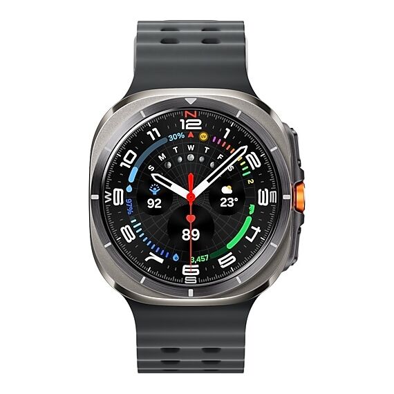 Galaxy Watch Ultra 2025 | 47 мм | 4G LTE | Titanium Silver | Marine/Dark Gray | S/M/L, Тип ремешка : Marine, Цвет: Titanium Silver, Цвет ремешка: Dark Gray, Размер ремешка : S/M/L, Подключение часов : Bluetooth / Wi-Fi + 4G LTE, изображение 3 Galaxy Watch Ultra 2025 | 47 мм | 4G LTE | Titanium Silver | Marine/Dark Gray | S/M/L, Тип ремешка : Marine, Цвет: Titanium Silver, Цвет ремешка: Dark Gray, Размер ремешка : S/M/L, Подключение часов : Bluetooth / Wi-Fi + 4G LTE, изображение 3