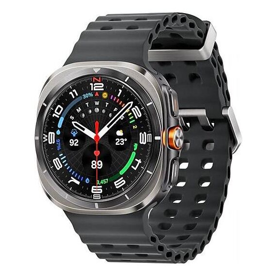 Galaxy Watch Ultra 2025 | 47 мм | 4G LTE | Titanium Silver | Marine/Dark Gray | S/M/L, Тип ремешка : Marine, Цвет: Titanium Silver, Цвет ремешка: Dark Gray, Размер ремешка : S/M/L, Подключение часов : Bluetooth / Wi-Fi + 4G LTE, изображение 2 Galaxy Watch Ultra 2025 | 47 мм | 4G LTE | Titanium Silver | Marine/Dark Gray | S/M/L, Тип ремешка : Marine, Цвет: Titanium Silver, Цвет ремешка: Dark Gray, Размер ремешка : S/M/L, Подключение часов : Bluetooth / Wi-Fi + 4G LTE, изображение 2