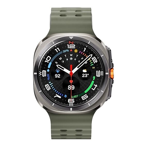 Galaxy Watch Ultra 2025 | 47 мм | 4G LTE | Titanium Silver | Marine/Green | S/M/L, Тип ремешка : Marine, Цвет: Titanium Silver, Цвет ремешка: Green, Размер ремешка : S/M/L, Подключение часов : Bluetooth / Wi-Fi + 4G LTE, изображение 3 Galaxy Watch Ultra 2025 | 47 мм | 4G LTE | Titanium Silver | Marine/Green | S/M/L, Тип ремешка : Marine, Цвет: Titanium Silver, Цвет ремешка: Green, Размер ремешка : S/M/L, Подключение часов : Bluetooth / Wi-Fi + 4G LTE, изображение 3