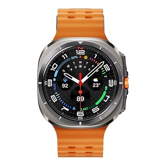 Galaxy Watch Ultra 2025 | 47 мм | 4G LTE | Titanium Silver | Marine/Orange | S/M/L, Тип ремешка : Marine, Цвет: Titanium Silver, Цвет ремешка: Orange, Размер ремешка : S/M/L, Подключение часов : Bluetooth / Wi-Fi + 4G LTE, изображение 3 Galaxy Watch Ultra 2025 | 47 мм | 4G LTE | Titanium Silver | Marine/Orange | S/M/L, Тип ремешка : Marine, Цвет: Titanium Silver, Цвет ремешка: Orange, Размер ремешка : S/M/L, Подключение часов : Bluetooth / Wi-Fi + 4G LTE, изображение 3