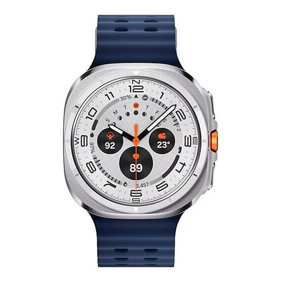 Galaxy Watch Ultra 2025 | 47 мм | 4G LTE | Titanium White | Marine/Blue | S/M/L, Тип ремешка : Marine, Цвет: Titanium White, Цвет ремешка: Blue, Размер ремешка : S/M/L, Подключение часов : Bluetooth / Wi-Fi + 4G LTE, изображение 3 Galaxy Watch Ultra 2025 | 47 мм | 4G LTE | Titanium White | Marine/Blue | S/M/L, Тип ремешка : Marine, Цвет: Titanium White, Цвет ремешка: Blue, Размер ремешка : S/M/L, Подключение часов : Bluetooth / Wi-Fi + 4G LTE, изображение 3