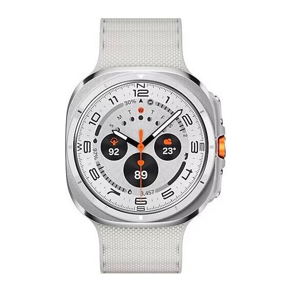 Galaxy Watch Ultra 2025 | 47 мм | 4G LTE | Titanium White | Peakform/White Sand | S/M/L, Тип ремешка : Peakform, Цвет: Titanium White, Цвет ремешка: White Sand, Размер ремешка : S/M/L, Подключение часов : Bluetooth / Wi-Fi + 4G LTE, изображение 3 Galaxy Watch Ultra 2025 | 47 мм | 4G LTE | Titanium White | Peakform/White Sand | S/M/L, Тип ремешка : Peakform, Цвет: Titanium White, Цвет ремешка: White Sand, Размер ремешка : S/M/L, Подключение часов : Bluetooth / Wi-Fi + 4G LTE, изображение 3