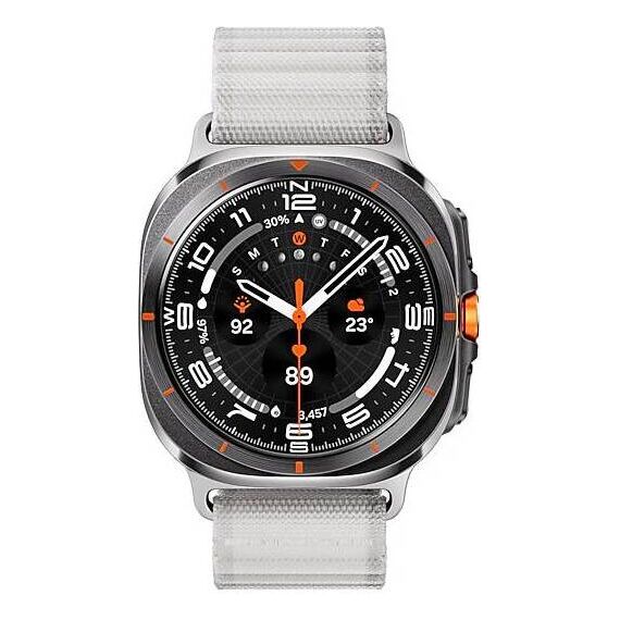 Galaxy Watch Ultra 2025 | 47 мм | 4G LTE | Titanium Gray | Trail/White Sand | S/M/L, Тип ремешка : Trail, Цвет: Titanium Gray, Цвет ремешка: White Sand, Размер ремешка : S/M/L, Подключение часов : Bluetooth / Wi-Fi + 4G LTE, изображение 3 Galaxy Watch Ultra 2025 | 47 мм | 4G LTE | Titanium Gray | Trail/White Sand | S/M/L, Тип ремешка : Trail, Цвет: Titanium Gray, Цвет ремешка: White Sand, Размер ремешка : S/M/L, Подключение часов : Bluetooth / Wi-Fi + 4G LTE, изображение 3