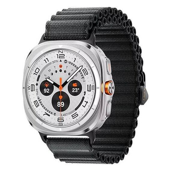 Galaxy Watch Ultra 2025 | 47 мм | 4G LTE | Titanium White | Trail/Dark Gray | S/M/L, Тип ремешка : Trail, Цвет: Titanium White, Цвет ремешка: Dark Gray, Размер ремешка : S/M/L, Подключение часов : Bluetooth / Wi-Fi + 4G LTE, изображение 2 Galaxy Watch Ultra 2025 | 47 мм | 4G LTE | Titanium White | Trail/Dark Gray | S/M/L, Тип ремешка : Trail, Цвет: Titanium White, Цвет ремешка: Dark Gray, Размер ремешка : S/M/L, Подключение часов : Bluetooth / Wi-Fi + 4G LTE, изображение 2