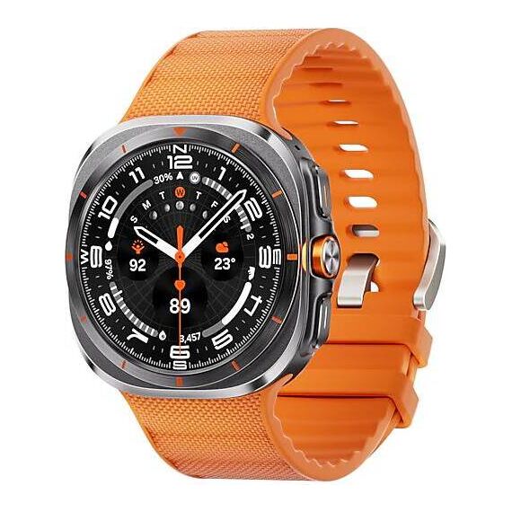 Galaxy Watch Ultra 2025 | 47 мм | 4G LTE | Titanium Gray | Peakform/Orange | S/M/L, Тип ремешка : Peakform, Цвет: Titanium Gray, Цвет ремешка: Orange, Размер ремешка : S/M/L, Подключение часов : Bluetooth / Wi-Fi + 4G LTE, изображение 2 Galaxy Watch Ultra 2025 | 47 мм | 4G LTE | Titanium Gray | Peakform/Orange | S/M/L, Тип ремешка : Peakform, Цвет: Titanium Gray, Цвет ремешка: Orange, Размер ремешка : S/M/L, Подключение часов : Bluetooth / Wi-Fi + 4G LTE, изображение 2