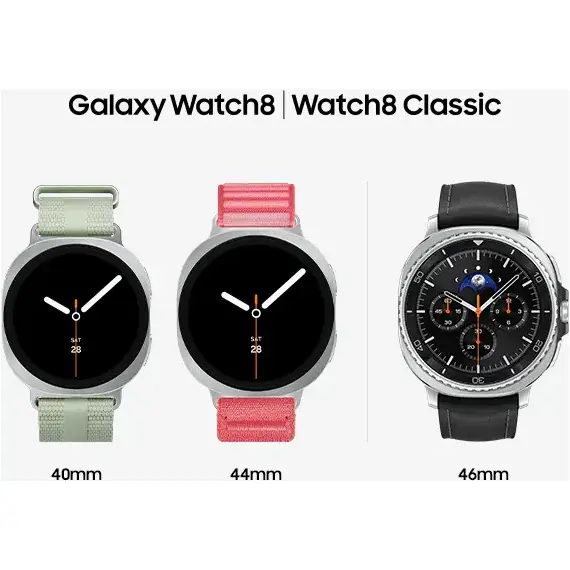 Galaxy Watch 8 | 44 мм | 4G LTE | Silver | Sport/Mint | S/M, Тип ремешка : Sport, Размер корпуса : 44 мм, Цвет: Silver, Цвет ремешка: Mint, Размер ремешка : S/M, Подключение часов : Bluetooth / Wi-Fi + 4G LTE, изображение 4