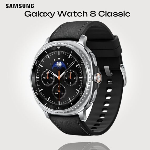 Galaxy Watch 8 Classic | 46 мм | 4G LTE | Black | Hybrid/Black | S/M/L, Тип ремешка : Hybrid, Размер корпуса : 46 мм, Цвет: Black, Цвет ремешка: Black, Размер ремешка : S/M/L, Подключение часов : Bluetooth / Wi-Fi + 4G LTE