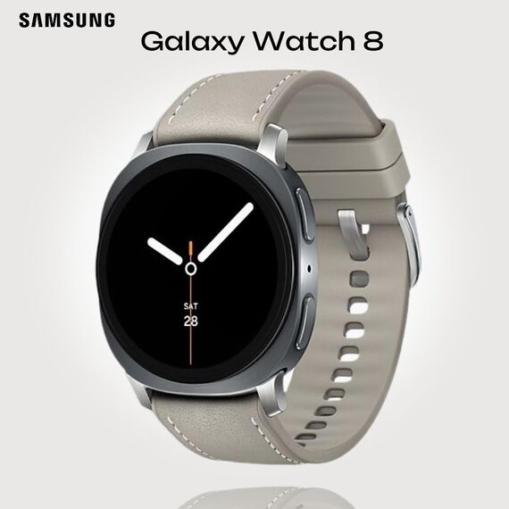 Galaxy Watch 8 | 40 мм | Graphite | Hybrid/Taupe | S/M/L, Тип ремешка : Hybrid, Размер корпуса : 40 мм, Цвет: Graphite, Цвет ремешка: Taupe, Размер ремешка : S/M/L, Подключение часов : Bluetooth / Wi-Fi