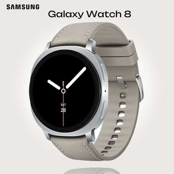 Galaxy Watch 8 | 44 мм | 4G LTE | Silver | Hybrid/Taupe | S/M/L, Тип ремешка : Hybrid, Размер корпуса : 44 мм, Цвет: Silver, Цвет ремешка: Taupe, Размер ремешка : S/M/L, Подключение часов : Bluetooth / Wi-Fi + 4G LTE