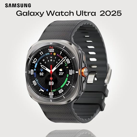 Galaxy Watch Ultra 2025 | 47 мм | 4G LTE | Titanium Silver | Peakform/Dark Gray | S/M/L, Размер ремешка : S/M/L, Тип ремешка : Peakform, Подключение часов : Bluetooth / Wi-Fi + 4G LTE, Цвет ремешка: Dark Gray, Цвет: Titanium Silver