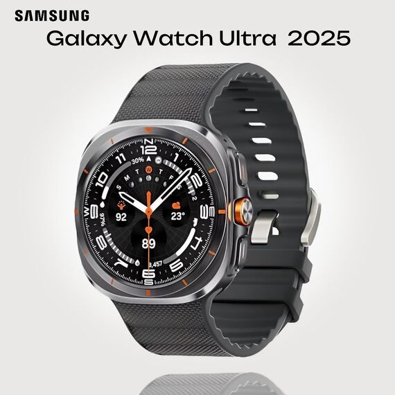 Galaxy Watch Ultra 2025 | 47 мм | 4G LTE | Titanium Gray | Peakform/Dark Gray | S/M/L, Размер ремешка : S/M/L, Тип ремешка : Peakform, Подключение часов : Bluetooth / Wi-Fi + 4G LTE, Цвет ремешка: Dark Gray, Цвет: Titanium Gray