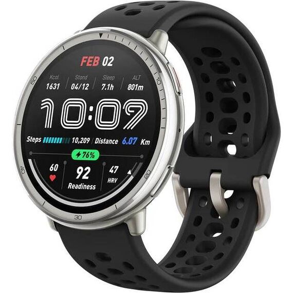 Часы Amazfit Active 2 (Round) Black Sport Silicone, Цвет: Black, Материал: Силикон, изображение 2 Часы Amazfit Active 2 (Round) Black Sport Silicone, Цвет: Black, Материал: Силикон, изображение 2
