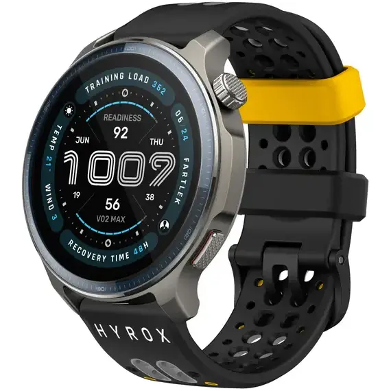 Силиконовый спортивный ремешок HYROX | 22 мм, Цвет: Black/Yellow, Размер ремешка : 22 мм, изображение 3 Силиконовый спортивный ремешок HYROX | 22 мм, Цвет: Black/Yellow, Размер ремешка : 22 мм, изображение 3