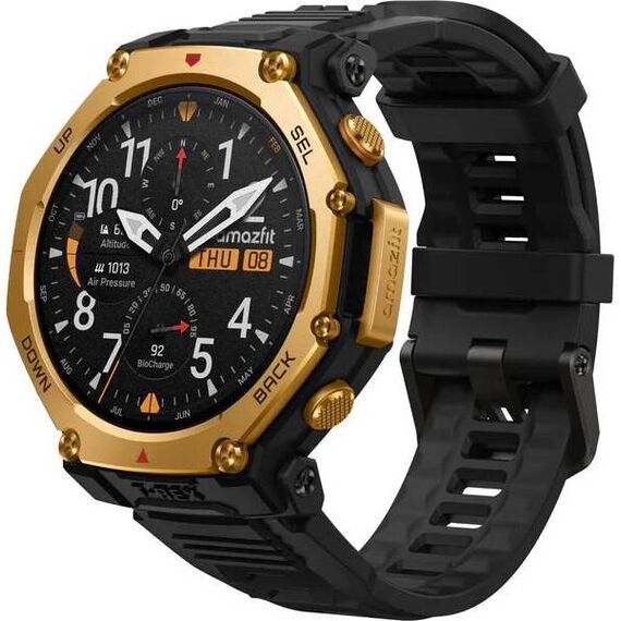 Часы Amazfit T-Rex 3 Pro │48 мм │Black/Gold, Размер корпуса : 48 мм, Цвет: Black/Gold, изображение 2 Часы Amazfit T-Rex 3 Pro │48 мм │Black/Gold, Размер корпуса : 48 мм, Цвет: Black/Gold, изображение 2