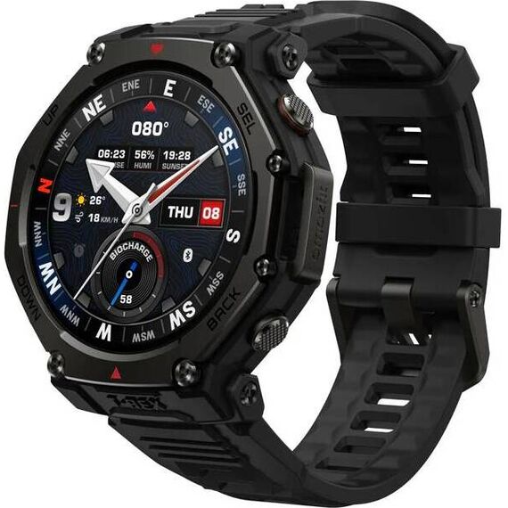 Часы Amazfit T-Rex 3 Pro │48 мм │Black, Размер корпуса : 48 мм, Цвет: Black, изображение 2 Часы Amazfit T-Rex 3 Pro │48 мм │Black, Размер корпуса : 48 мм, Цвет: Black, изображение 2