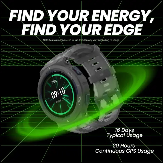 Часы Amazfit Active Edge Lava Black, Цвет: Lava Black, изображение 6 Часы Amazfit Active Edge Lava Black, Цвет: Lava Black, изображение 6