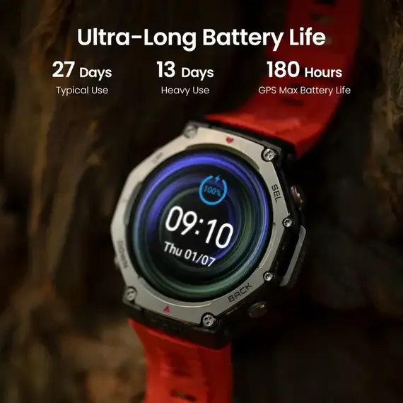 Часы Amazfit T-Rex 3 Haze Gray, Цвет: Haze Gray, изображение 7 Часы Amazfit T-Rex 3 Haze Gray, Цвет: Haze Gray, изображение 7