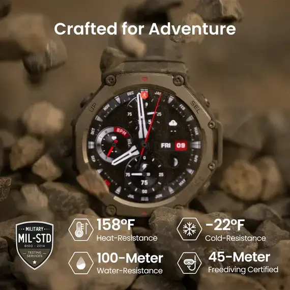 Часы Amazfit T-Rex 3 Haze Gray, Цвет: Haze Gray, изображение 9 Часы Amazfit T-Rex 3 Haze Gray, Цвет: Haze Gray, изображение 9