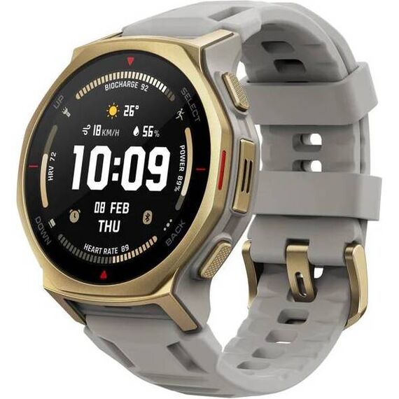 Часы Amazfit T-Rex 3 Pro │44 мм │Arctic/Gold, Размер корпуса : 44 мм, Цвет: Arctic/Gold, изображение 2 Часы Amazfit T-Rex 3 Pro │44 мм │Arctic/Gold, Размер корпуса : 44 мм, Цвет: Arctic/Gold, изображение 2
