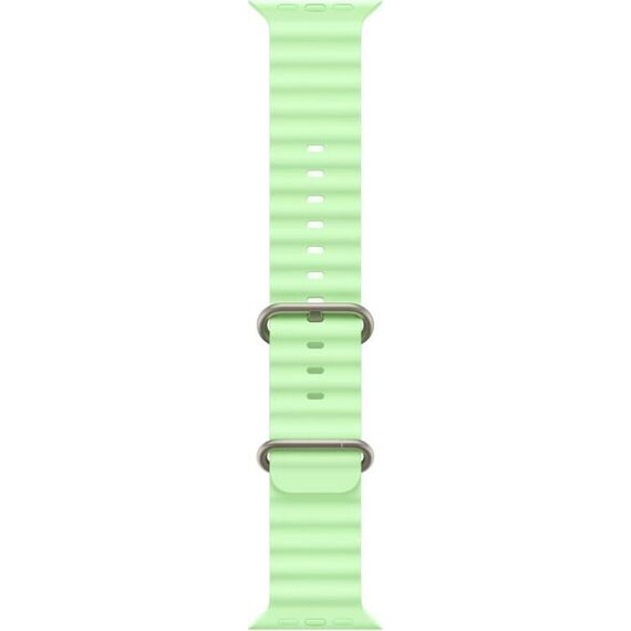 Apple Watch Ultra 3 | Natural | Ocean Band Neon Green, Цвет: Neon Green, Цвет корпуса : Natural, изображение 4