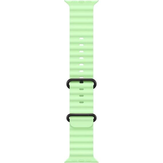 Apple Watch Ultra 3 | Black | Ocean Band Neon Green, Цвет: Neon Green, Цвет корпуса : Black, изображение 4