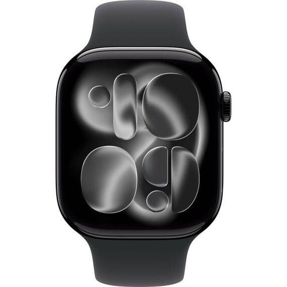 Apple Watch Series 11 | 42 mm | Aluminum Jet Black | Sport Band Black, Размер корпуса : 42 мм, Цвет: Black, изображение 3