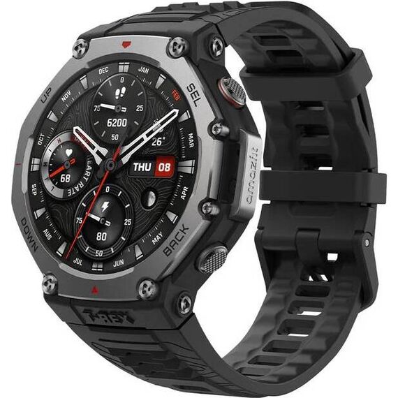 Часы Amazfit T-Rex 3 Onyx, Цвет: Onyx, изображение 2 Часы Amazfit T-Rex 3 Onyx, Цвет: Onyx, изображение 2
