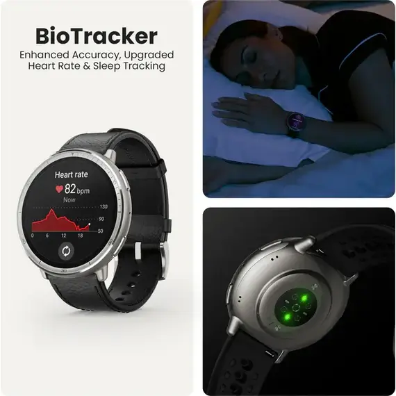 Часы Amazfit Active 2 (Round) Black Sport Silicone, Цвет: Black, Материал: Силикон, изображение 5 Часы Amazfit Active 2 (Round) Black Sport Silicone, Цвет: Black, Материал: Силикон, изображение 5