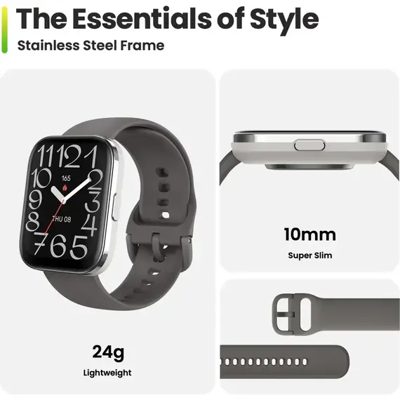 Часы Amazfit Bip 5 Unity Gray, Цвет: Gray, изображение 8 Часы Amazfit Bip 5 Unity Gray, Цвет: Gray, изображение 8