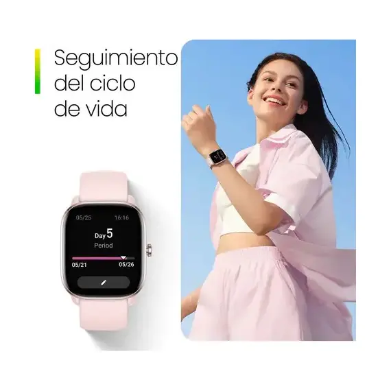 Часы Amazfit GTS 4 Mini Moonlight White, Цвет: Moonlight White, изображение 7 Часы Amazfit GTS 4 Mini Moonlight White, Цвет: Moonlight White, изображение 7