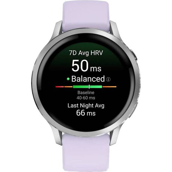 Смарт-часы Garmin Venu 4 | 41 mm | Silver/Periwinkle, Размер корпуса : 41 мм, Цвет: Silver/Periwinkle, изображение 3