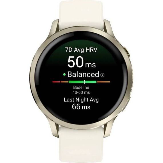 Смарт-часы Garmin Venu 4 | 41 mm | Lunar Gold /Bone, Размер корпуса : 41 мм, Цвет: Lunar Gold /Bone, изображение 3