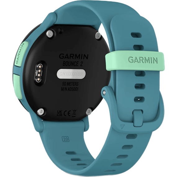 Смарт-часы Garmin Bounce 2 | Turquoise, Цвет: Turquoise, изображение 6 Смарт-часы Garmin Bounce 2 | Turquoise, Цвет: Turquoise, изображение 6