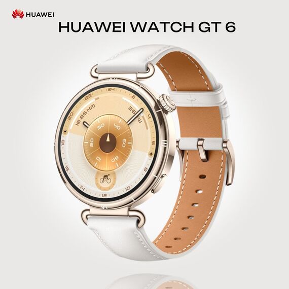 Смарт-часы HUAWEI WATCH GT 6 | 41 mm | White, Размер корпуса : 41 мм, Цвет: White