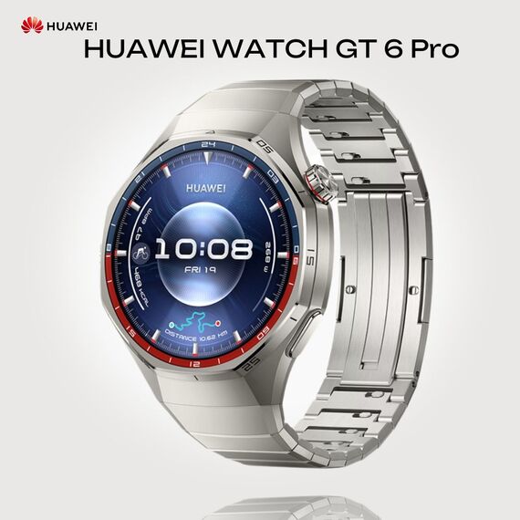 Смарт-часы HUAWEI WATCH GT 6 Pro | 46 mm | Titan, Цвет: Titanium