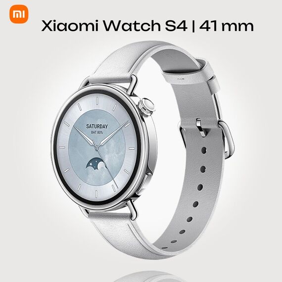 Смарт часы Xiaomi Watch S4 | 41 mm | White, Цвет: White