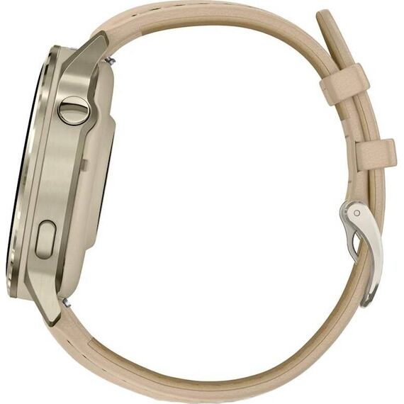 Смарт-часы Garmin Venu 4 | 41 mm | Lunar Gold/Light Sand Leather, Размер корпуса : 41 мм, Цвет: Lunar Gold/Light Sand Leather, изображение 7